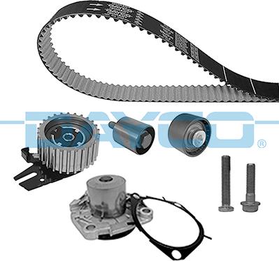 DAYCO KTBWP11910 - Pompa acqua + Kit cinghie dentate www.autoricambi360.it