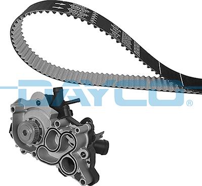 DAYCO KTBWP12120 - Pompa acqua + Kit cinghie dentate www.autoricambi360.it