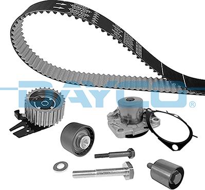 Dayco KTBWP12370 - Pompa acqua + Kit cinghie dentate www.autoricambi360.it