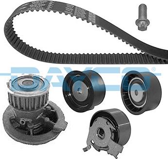 DAYCO KTBWP1732 - Pompa acqua + Kit cinghie dentate www.autoricambi360.it