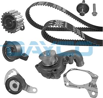 Dayco KTBWP2502 - Pompa acqua + Kit cinghie dentate www.autoricambi360.it