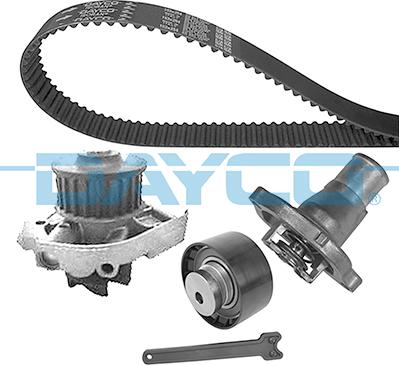 DAYCO KTBWP2850T1 - Pompa acqua + Kit cinghie dentate www.autoricambi360.it