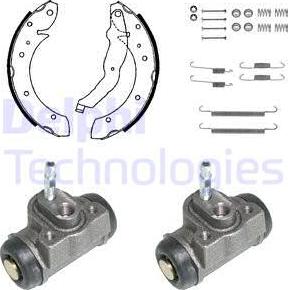 Delphi 856 - Kit ganasce freno www.autoricambi360.it