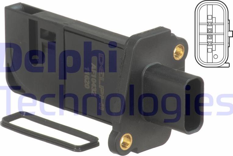 Delphi AF10432-12B1 - Debimetro www.autoricambi360.it