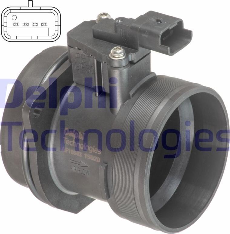 Delphi AF10643-12B1 - Debimetro www.autoricambi360.it
