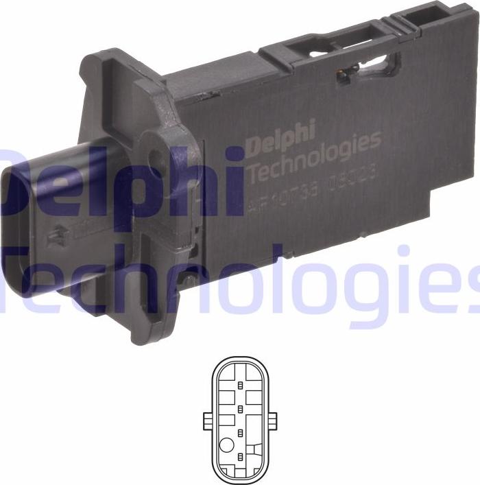 Delphi AF10738-12B1 - Debimetro www.autoricambi360.it