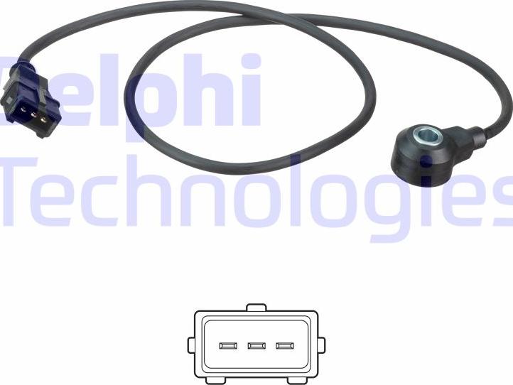 Delphi AS10173 - Sensore di detonazione www.autoricambi360.it