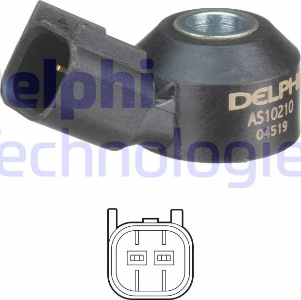 Delphi AS10210 - Sensore di detonazione www.autoricambi360.it