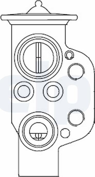 Delphi CB1004V - Valvola ad espansione, Climatizzatore www.autoricambi360.it