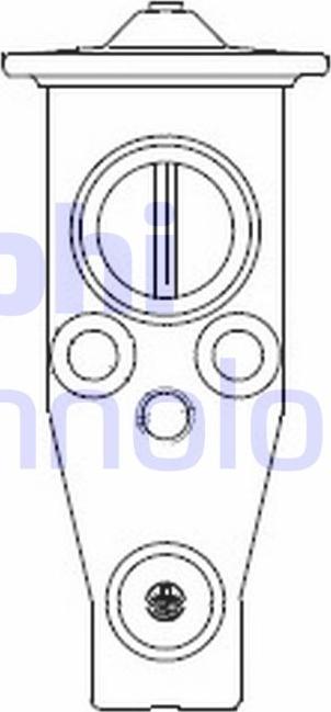 Delphi CB1017V - Valvola ad espansione, Climatizzatore www.autoricambi360.it