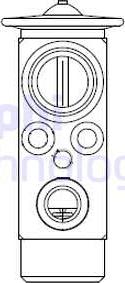 Delphi CB1024V - Valvola ad espansione, Climatizzatore www.autoricambi360.it