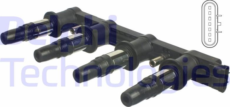 Delphi CE01841-12B1 - Bobina d'accensione www.autoricambi360.it
