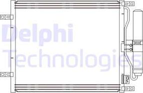 Delphi CF20245 - Condensatore, Climatizzatore www.autoricambi360.it