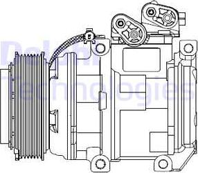 Delphi CS20494 - Compressore, Climatizzatore www.autoricambi360.it