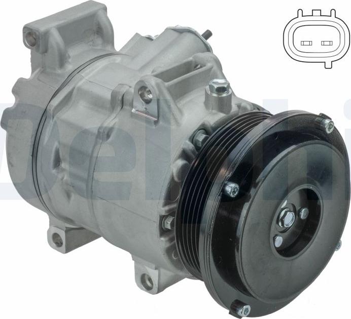 Delphi CS20496 - Compressore, Climatizzatore www.autoricambi360.it