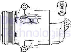 Delphi CS20429 - Compressore, Climatizzatore www.autoricambi360.it