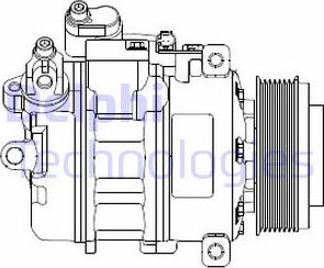 Delphi CS20479 - Compressore, Climatizzatore www.autoricambi360.it