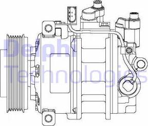 Delphi CS20475 - Compressore, Climatizzatore www.autoricambi360.it