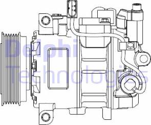 Delphi CS20476 - Compressore, Climatizzatore www.autoricambi360.it