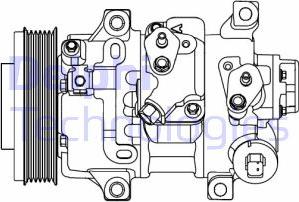 Delphi CS20478 - Compressore, Climatizzatore www.autoricambi360.it