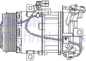 Delphi CS20550 - Compressore, Climatizzatore www.autoricambi360.it