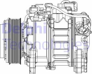 Delphi CS20501 - Compressore, Climatizzatore www.autoricambi360.it