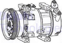 Delphi CS20533 - Compressore, Climatizzatore www.autoricambi360.it