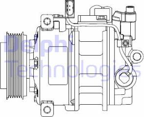 Delphi CS20522 - Compressore, Climatizzatore www.autoricambi360.it