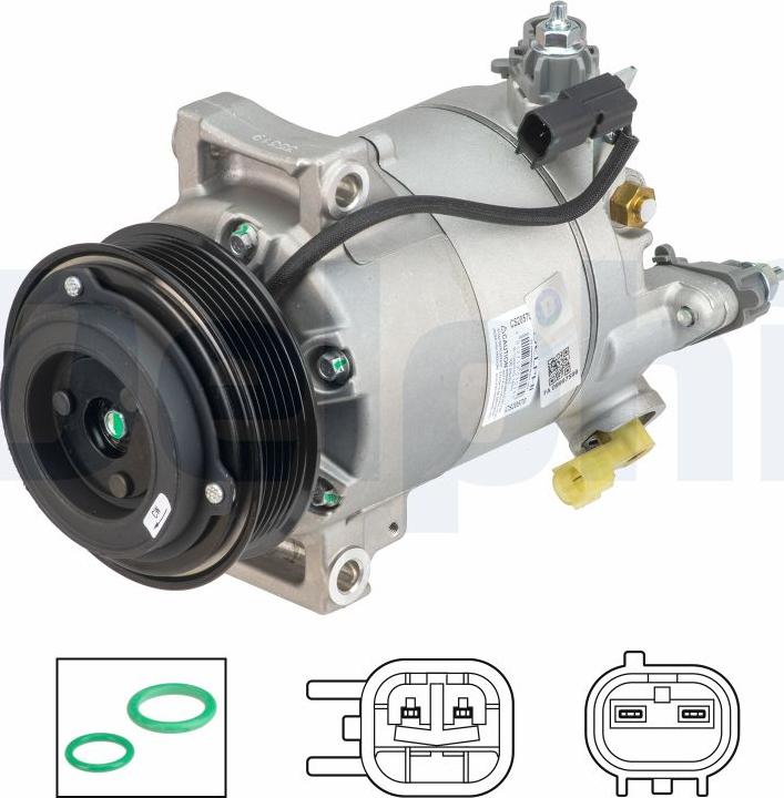 Delphi CS20570 - Compressore, Climatizzatore www.autoricambi360.it