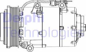 Delphi CS20358 - Compressore, Climatizzatore www.autoricambi360.it