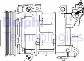 Delphi CS20325 - Compressore, Climatizzatore www.autoricambi360.it