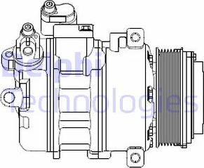 Delphi CS20370 - Compressore, Climatizzatore www.autoricambi360.it