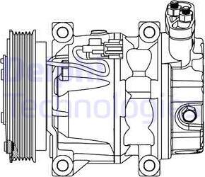 Delphi CS20298 - Compressore, Climatizzatore www.autoricambi360.it