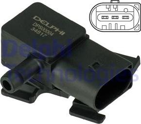 Delphi DPS00004 - Sensore, Pressione gas scarico www.autoricambi360.it