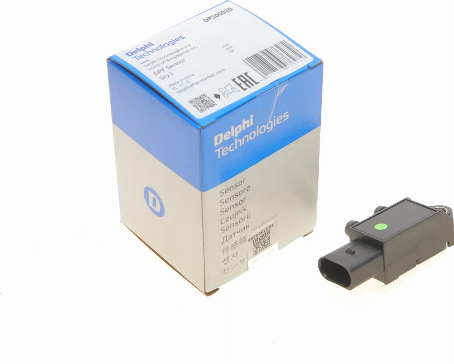 Delphi DPS00020 - Sensore, Pressione gas scarico www.autoricambi360.it