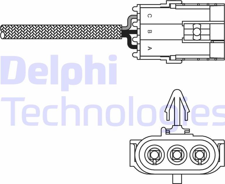 Delphi ES10992-12B1 - Sonda lambda www.autoricambi360.it