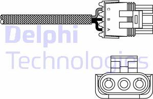 Delphi ES10969-12B1 - Sonda lambda www.autoricambi360.it
