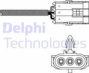 Delphi ES10970-12B1 - Sonda lambda www.autoricambi360.it
