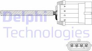 Delphi ES11052-12B1 - Sonda lambda www.autoricambi360.it