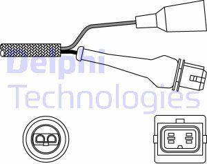 Delphi ES11000-12B1 - Sonda lambda www.autoricambi360.it