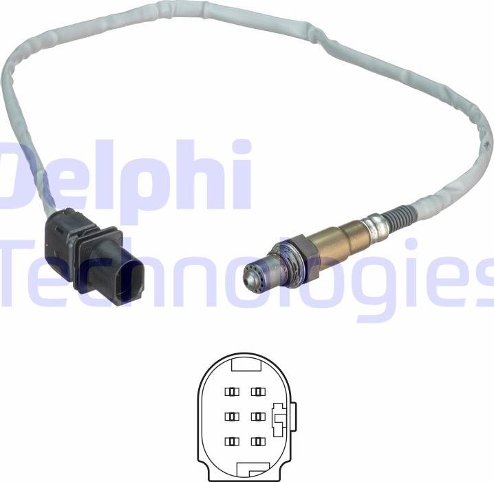 Delphi ES20541-12B1 - Sonda lambda www.autoricambi360.it