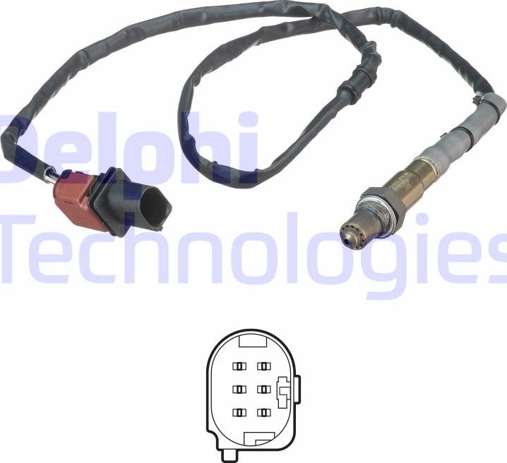 Delphi ES20556-12B1 - Sonda lambda www.autoricambi360.it