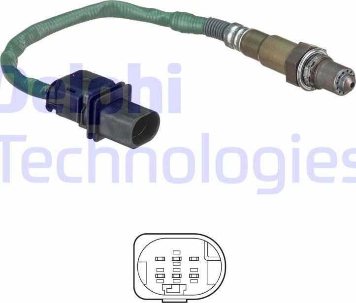 Delphi ES20551-12B1 - Sonda lambda www.autoricambi360.it