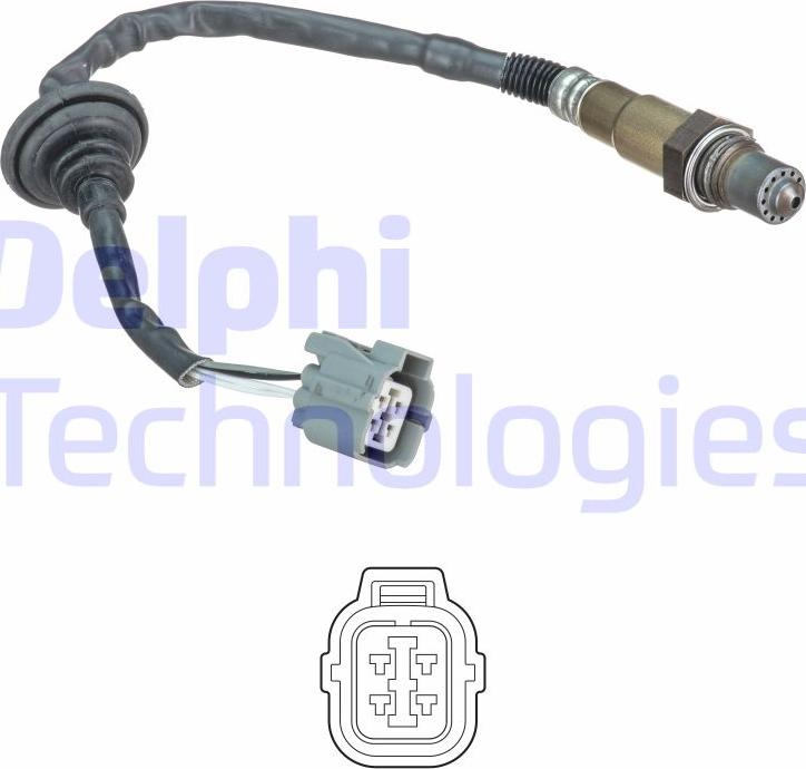 Delphi ES20637-12B1 - Sonda lambda www.autoricambi360.it