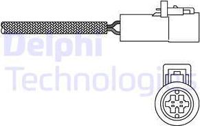 Delphi ES20014 - Sonda lambda www.autoricambi360.it