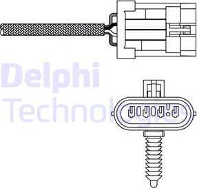 Delphi ES20135 - Sonda lambda www.autoricambi360.it