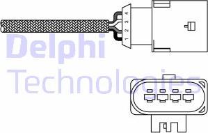 Delphi ES20303-12B1 - Sonda lambda www.autoricambi360.it