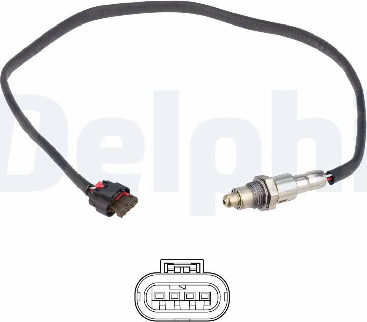 Delphi ES21411-12B1 - Sonda lambda www.autoricambi360.it