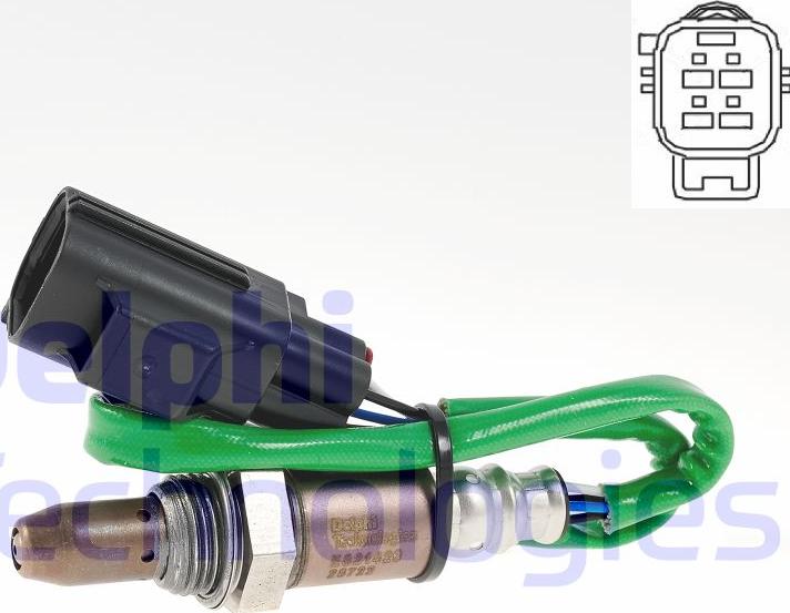 Delphi ES21420-12B1 - Sonda lambda www.autoricambi360.it