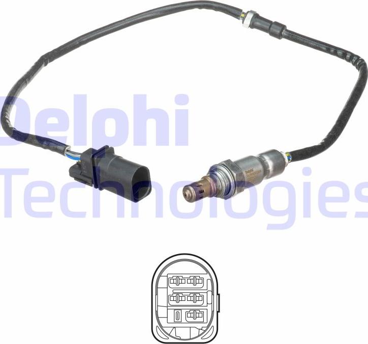 Delphi ES21091-12B1 - Sonda lambda www.autoricambi360.it